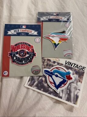 Toronto Blue Jays MLB FanPatch Set - Blue / Red / White